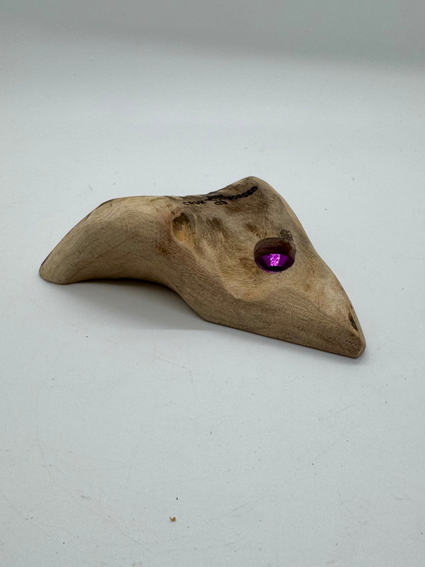 Funky Natural Pinch - Wood Climbing Holds