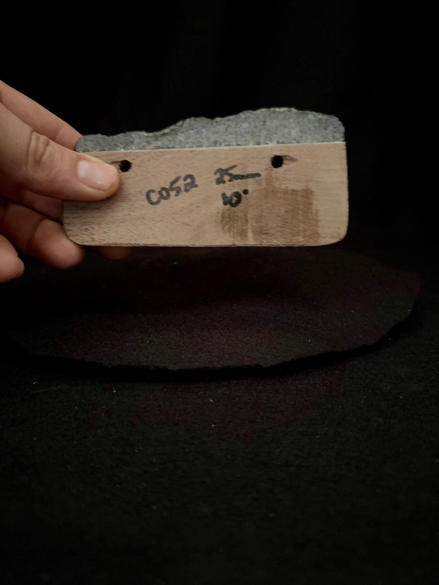 25mm, 10° Incut Crimp - Granite Woodie C052