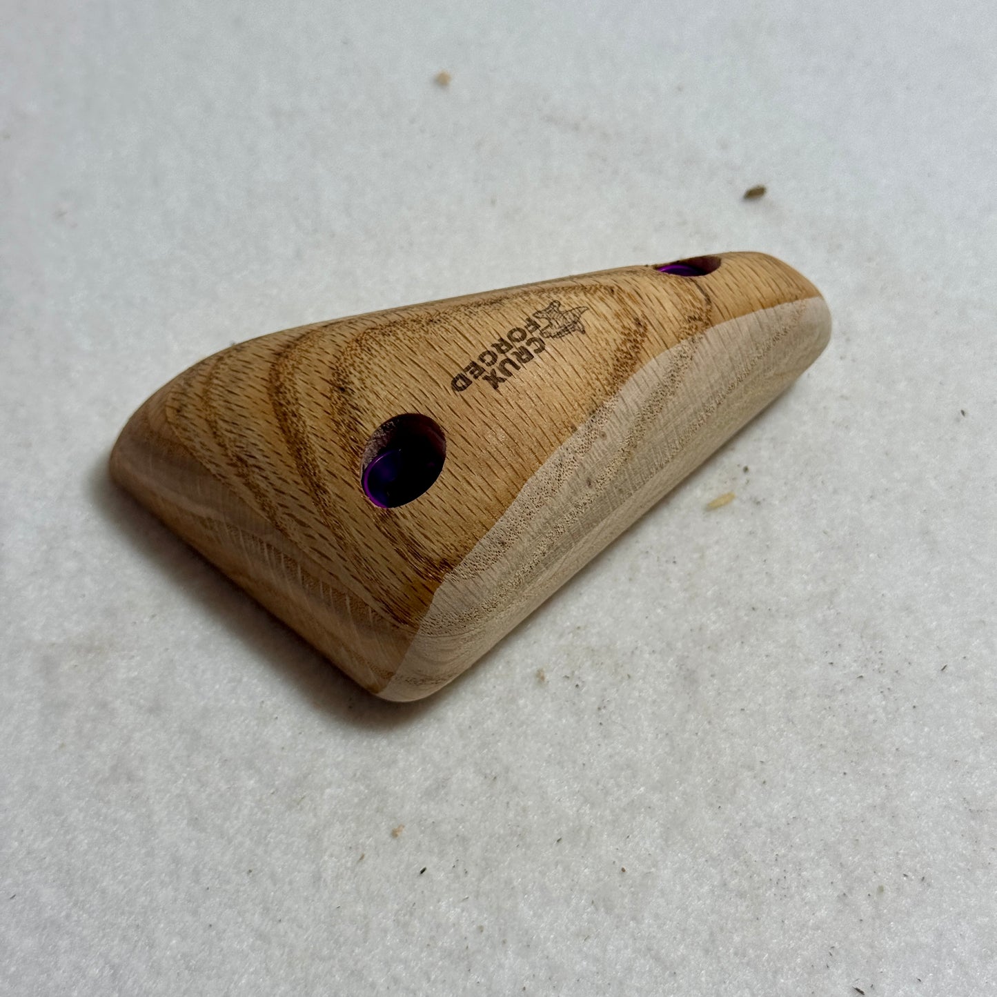 50mm Triangle Red Oak Sloper - Wood Climbing Hold