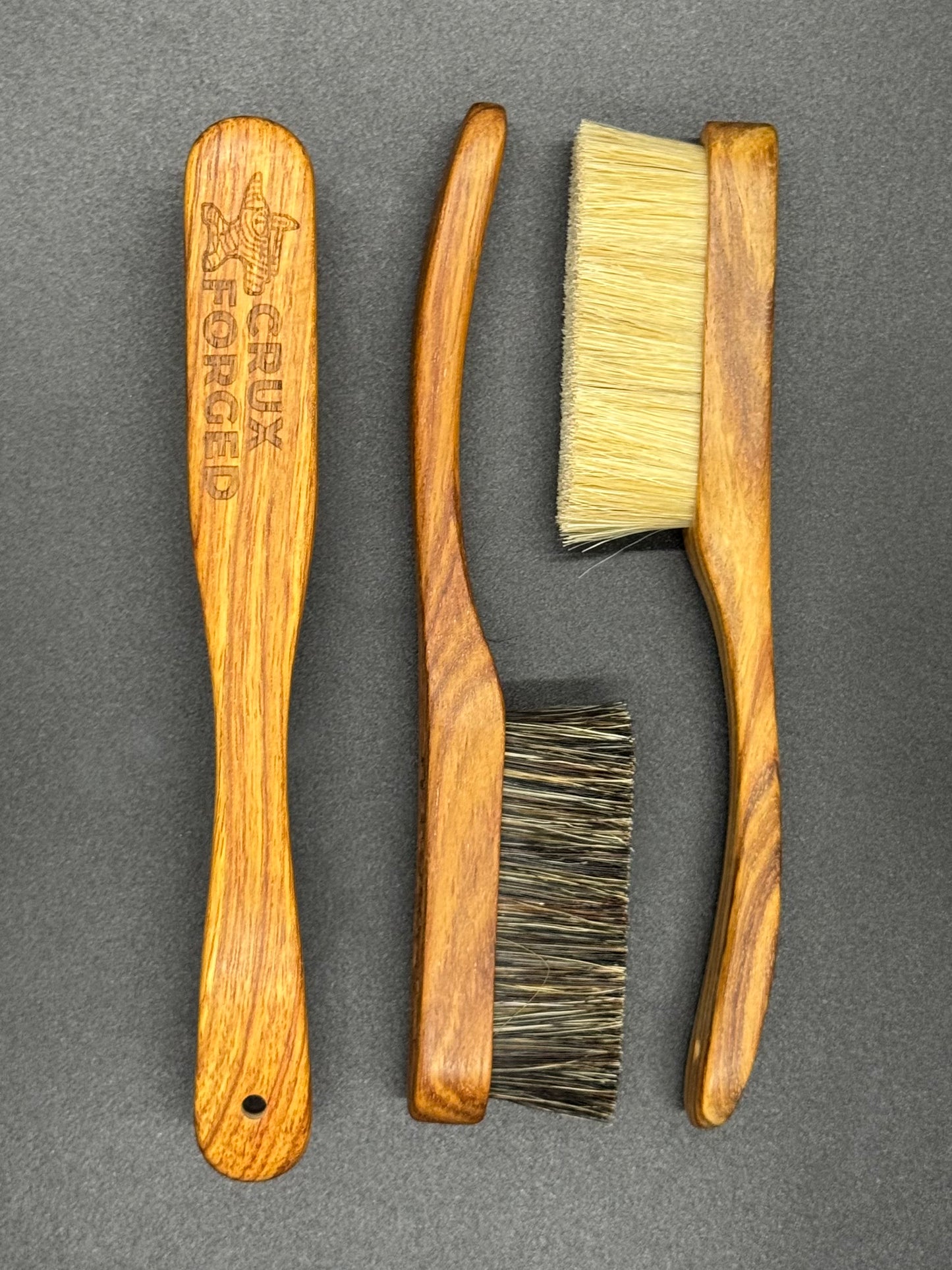 Crux Forged Rosewood Climbing Brush