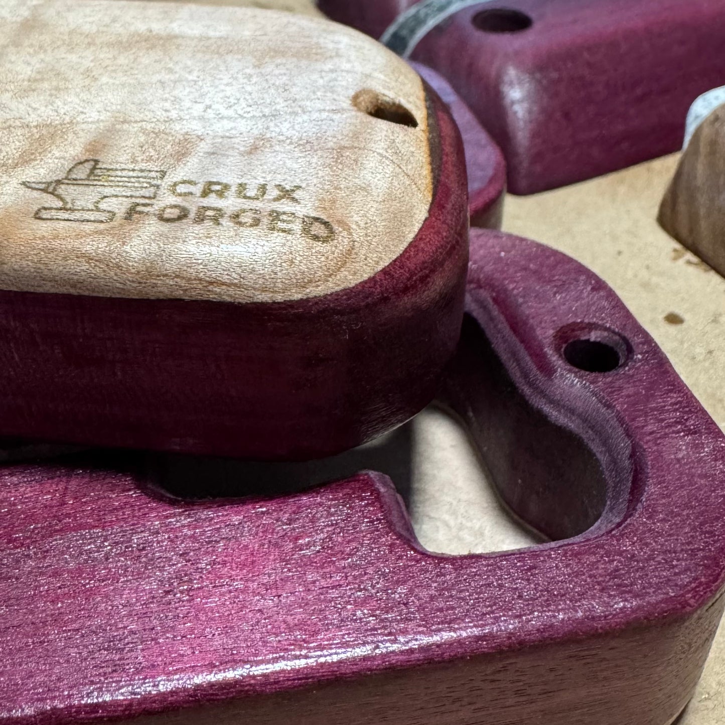 Exotic Wood Unlevel and straight no-hang portable trainer - Claw Hammer