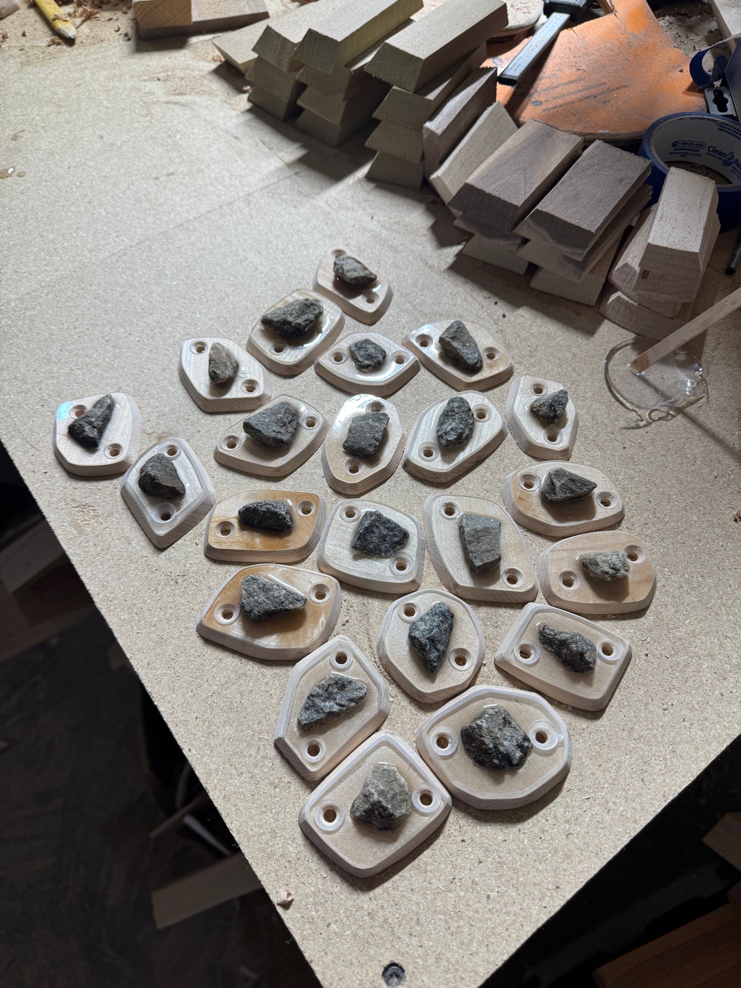 Precision Granite Foot Chips - Real Rock Holds