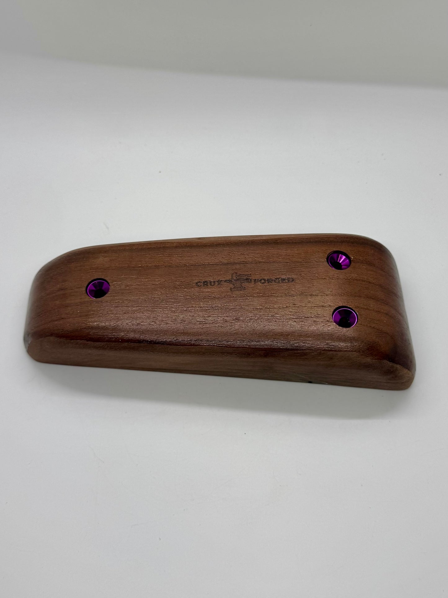 Walnut Pinch Rail - Wood Climbing Hold