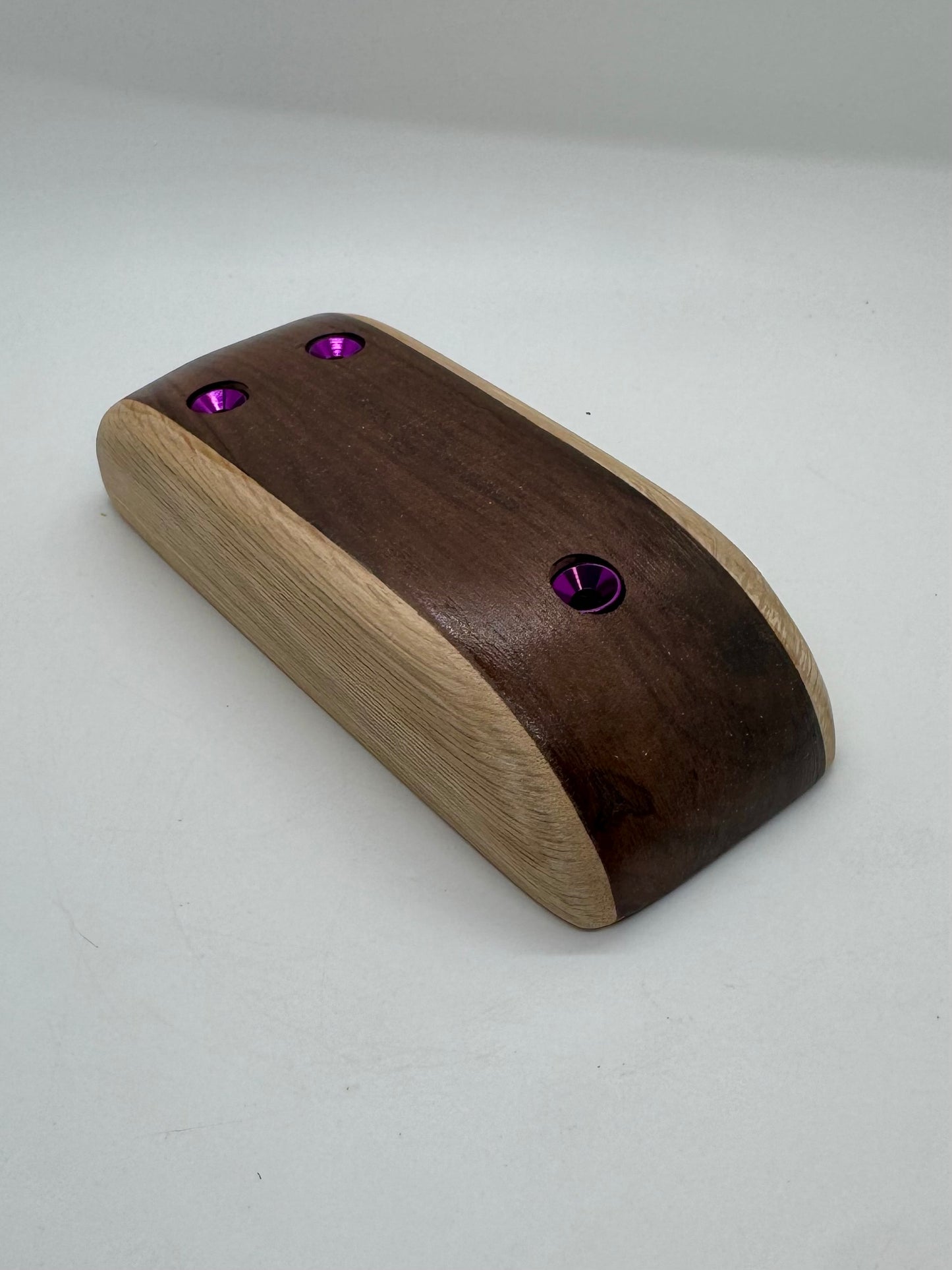 Walnut & Oak Pinch - Wood Climbing Hold