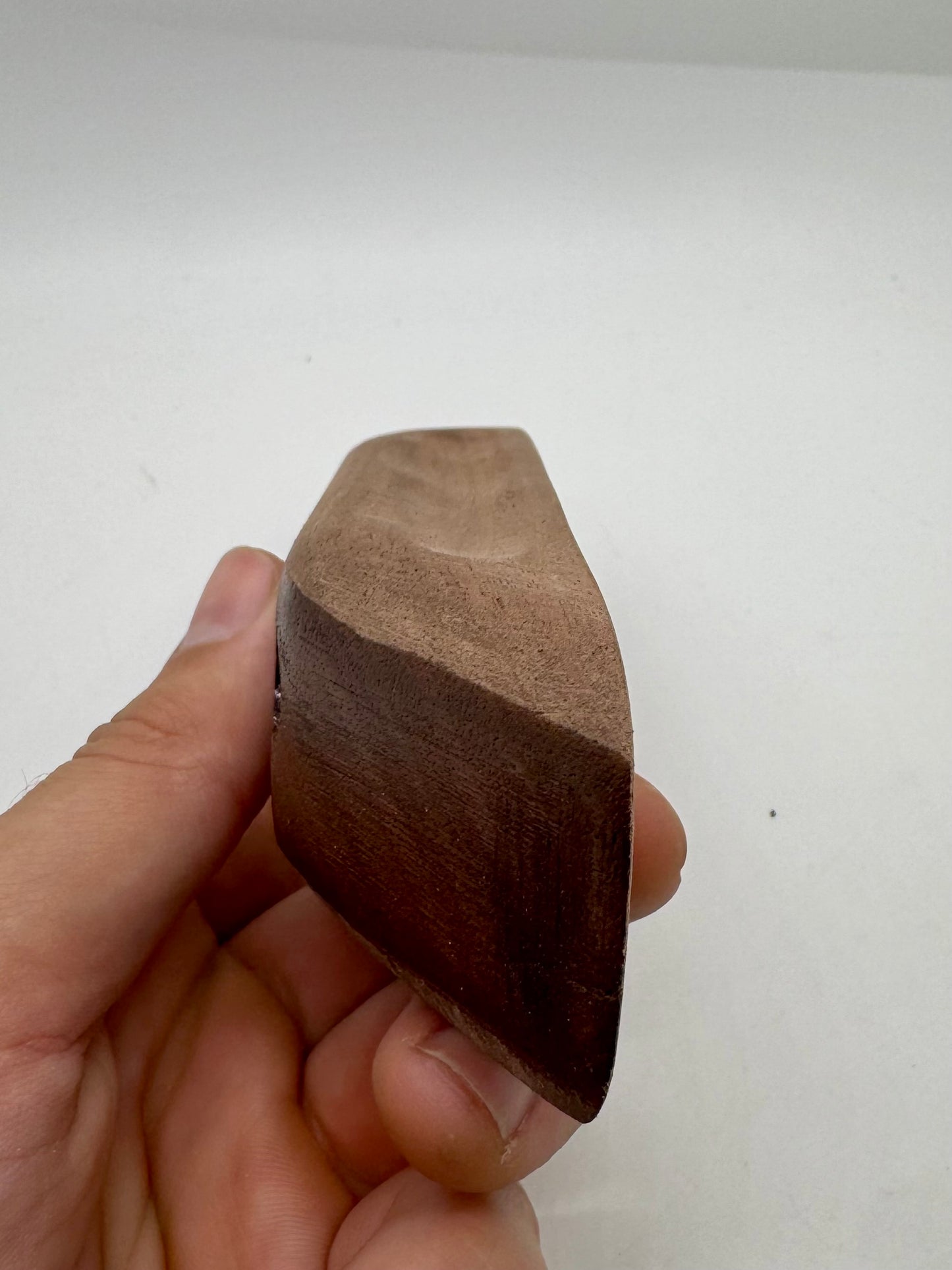 Grooved Thin Walnut Pinch - Wood Climbing Hold