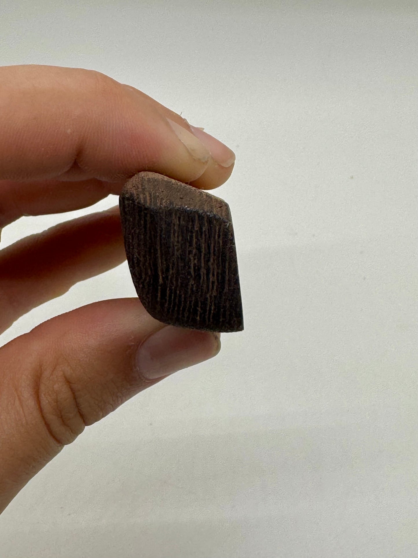 18mm 25° Incut Wenge Rainbow Crimp - Wood Climbing Holds