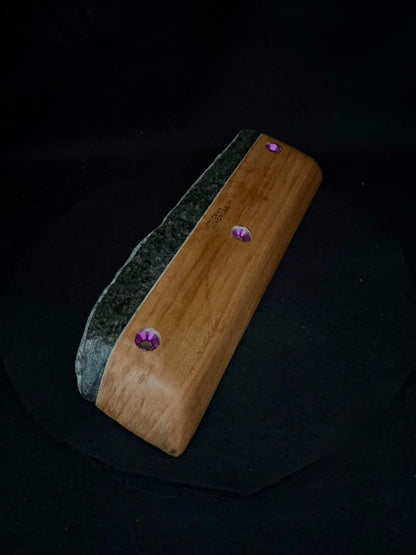 22mm, 0°-15° Incut Crimp Rail - Granite Woodie R014