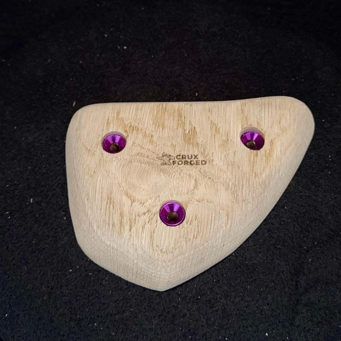 20mm 45° Roughed incut Crimp - Wood Climbing Hold