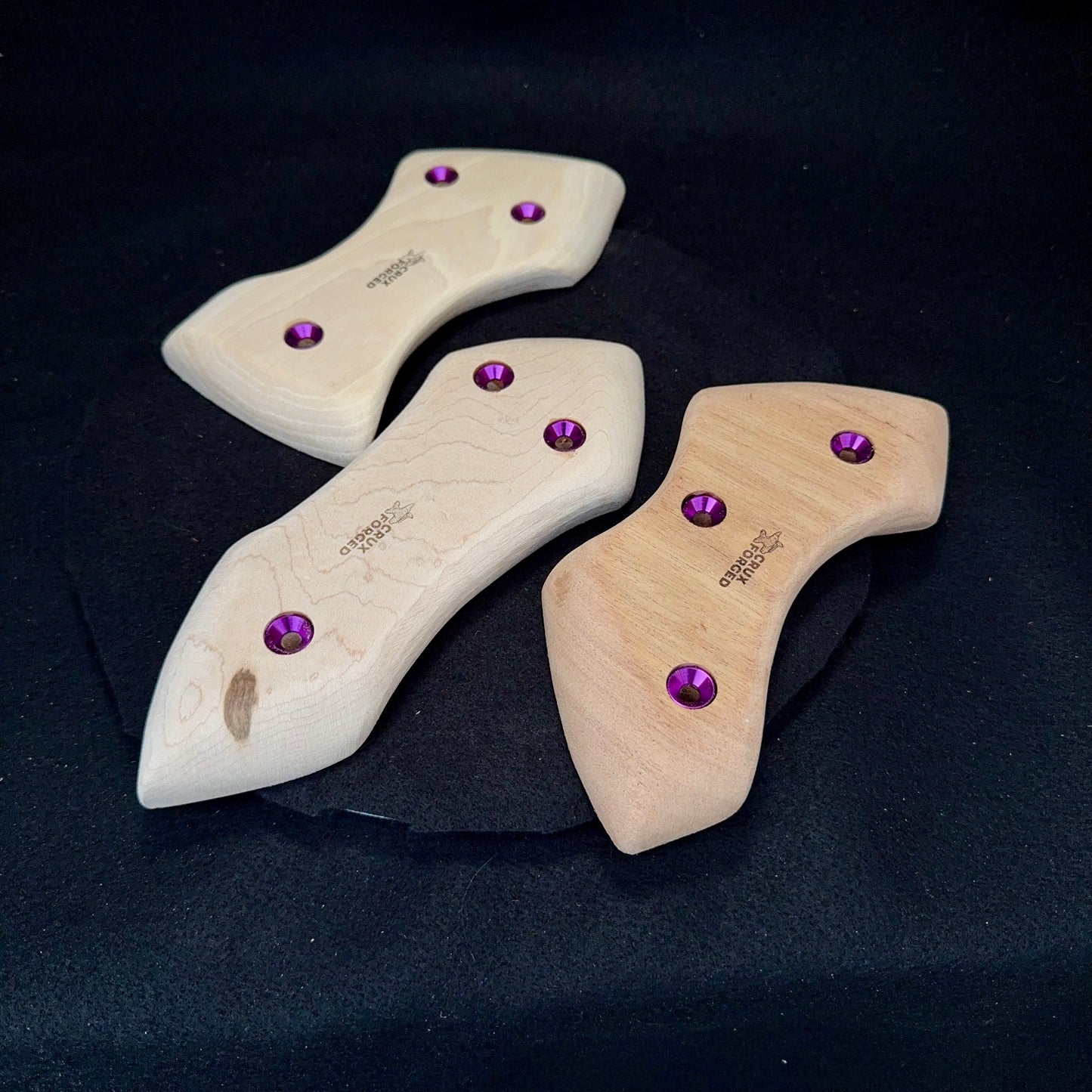 Thin "Wutang" Pinch - Wood Climbing Hold