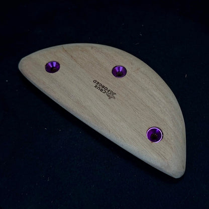 20mm 35° incut Cherry Crimp Rail - Wood Climbing Hold