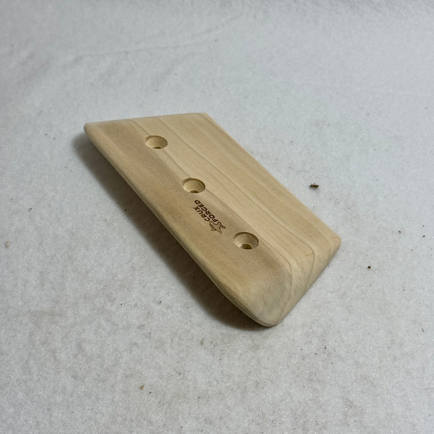 20mm 45° Incut Poplar Tapered Crimp - Wood Climbing Hold