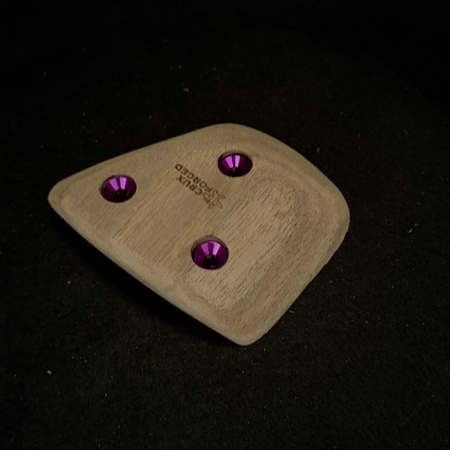 22mm 15° incut Crimp - Wood Climbing Hold