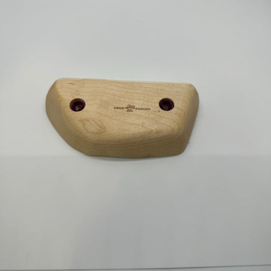 25mm 45* incut live edge crimp - wood climbing hold