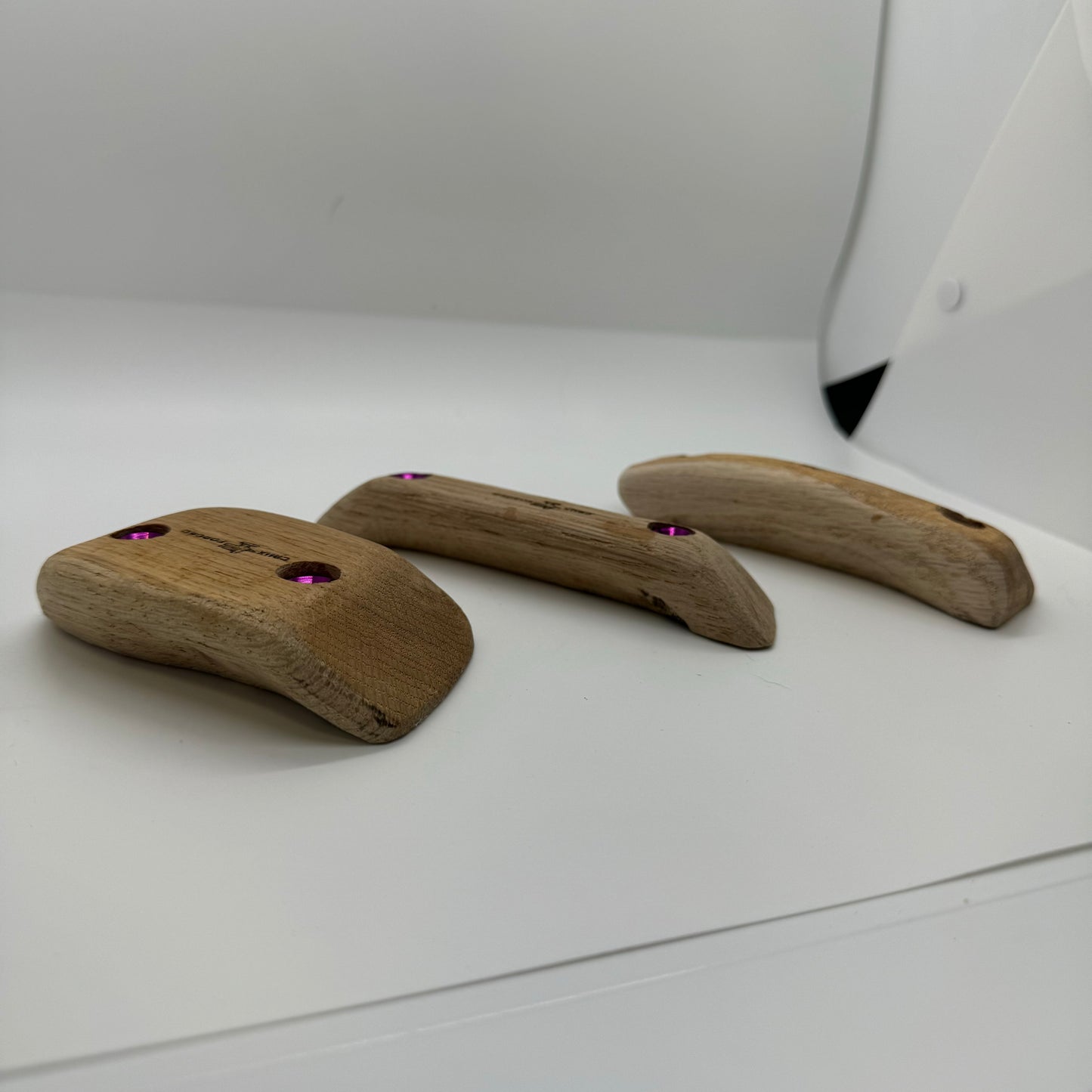 1-Pad Incut Oak Crimp Set - Wood Climbing Holds