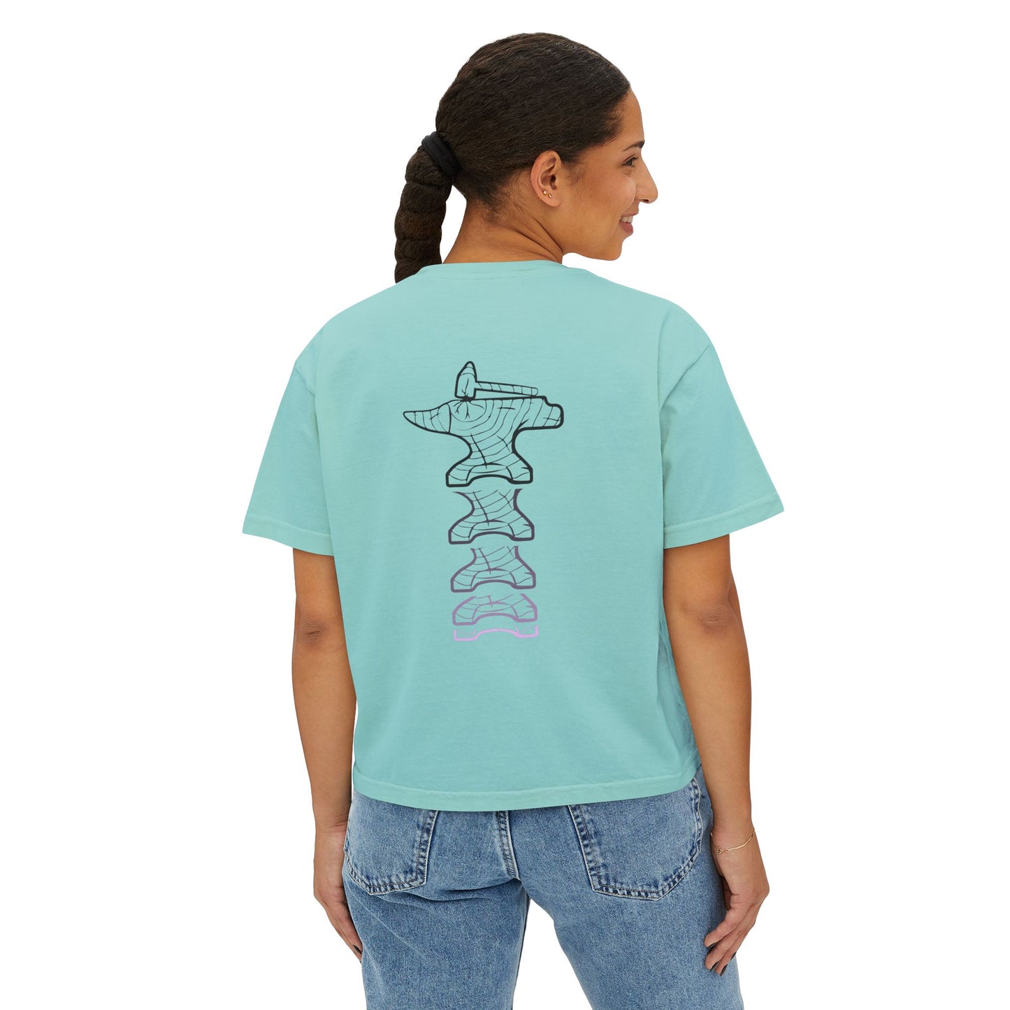Women's  FADED Boxy Tee