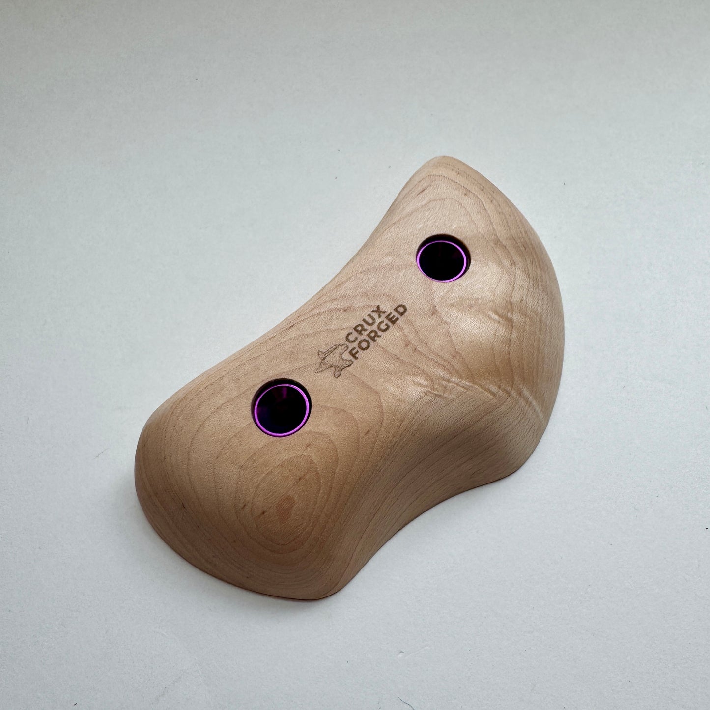 23mm - 30° Maple Tomahawk Crimp Pair - Wood Climbing Hold