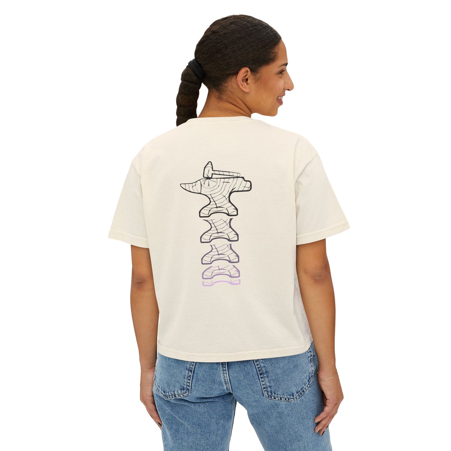 Women's  FADED Boxy Tee