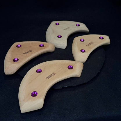 16-18mm Mask Crimp - Wood Climbing Hold