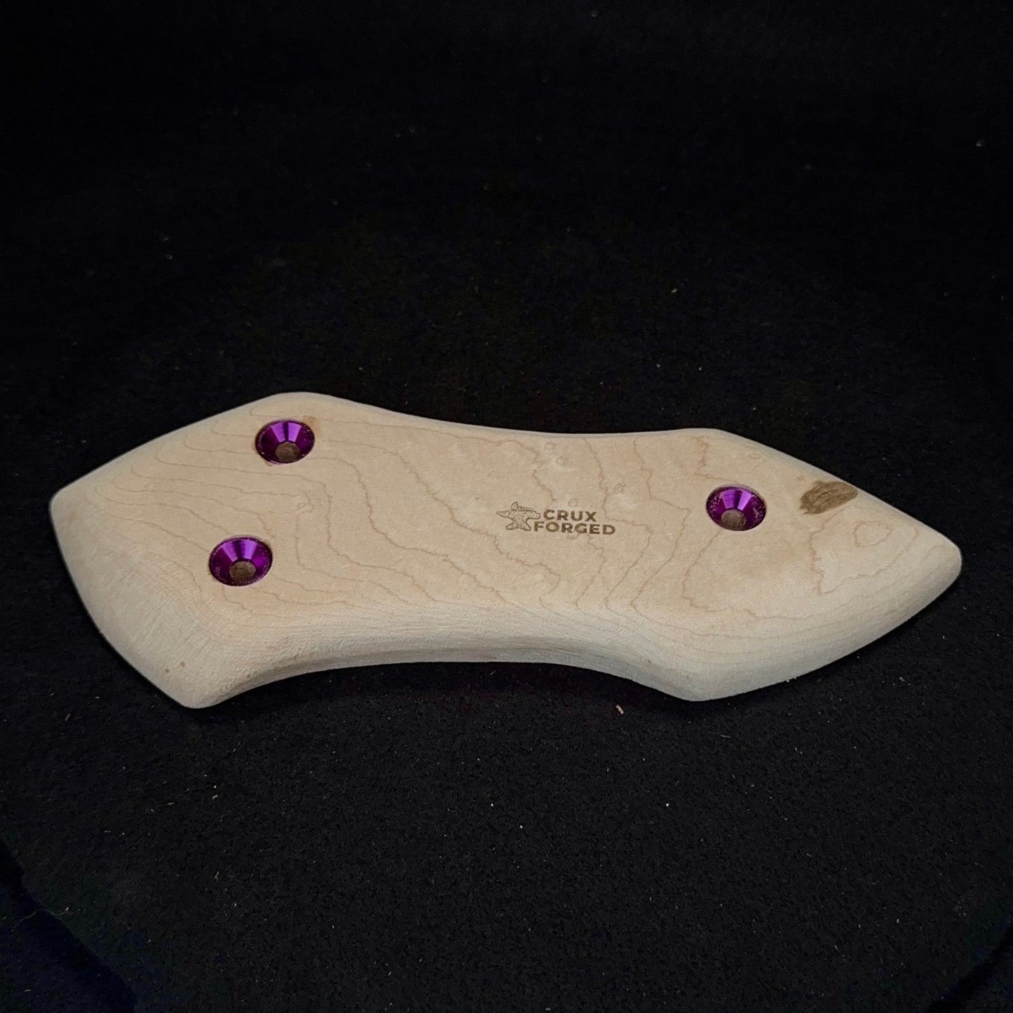 Thin "Wutang" Pinch - Wood Climbing Hold