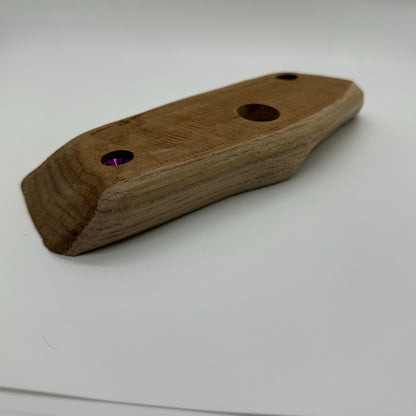 25mm variable Incut crimp rail - wood climbing hold