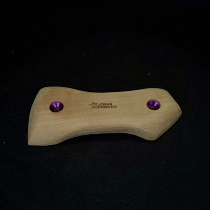Thin Pointed Pinch - Wood Climbing Hold