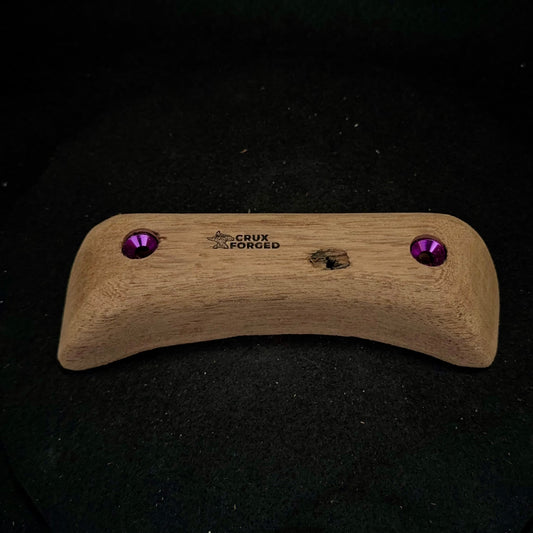 Thin Mahogany Edge/Pinch - Wood Climbing Hold