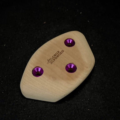 65mm Wide Convex Crimpy Pinch - Wood Climbing Hold