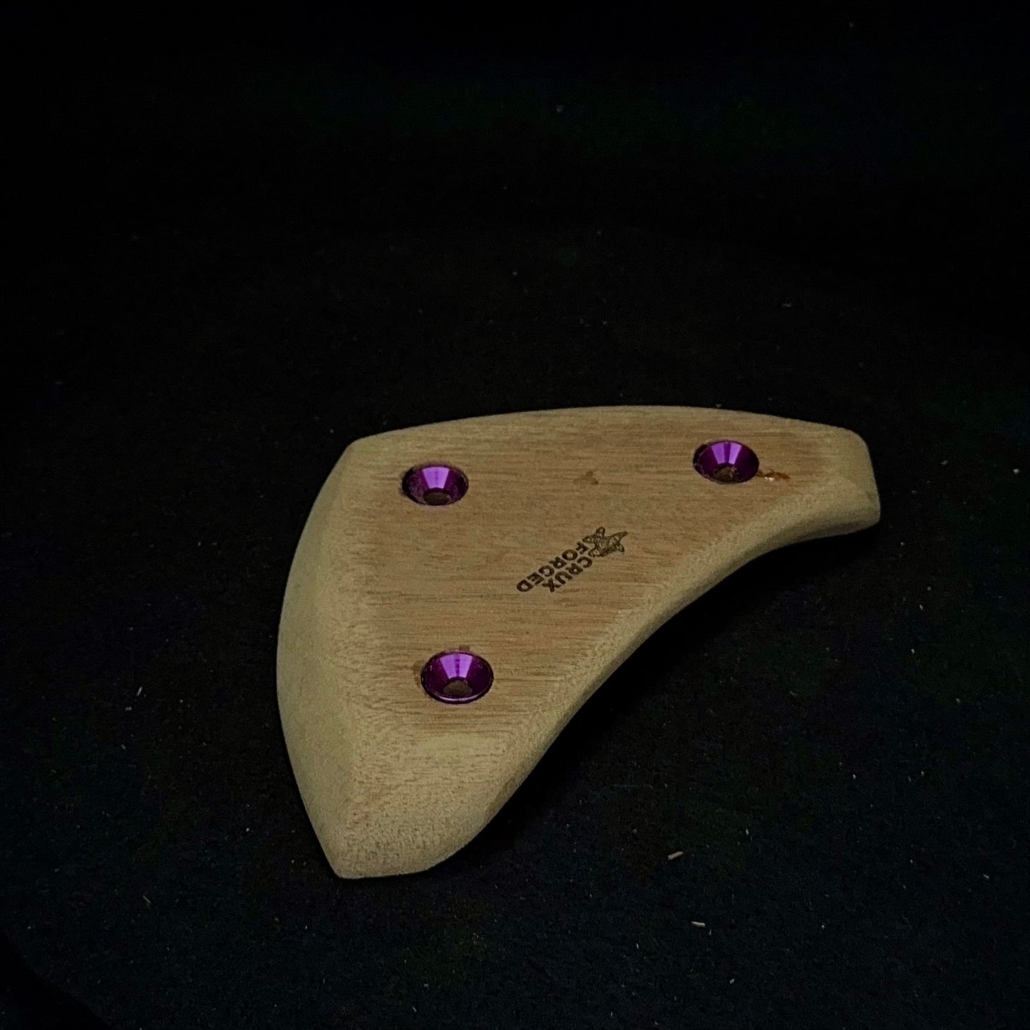 16-18mm Mask Crimp - Wood Climbing Hold