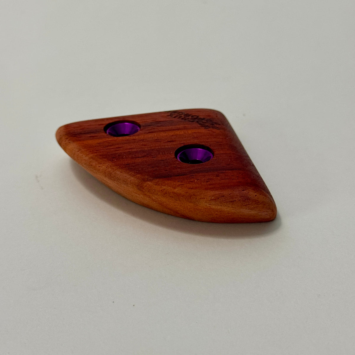 19mm 45° Incut Paduak Diamond Crimp - Wood Climbing Holds