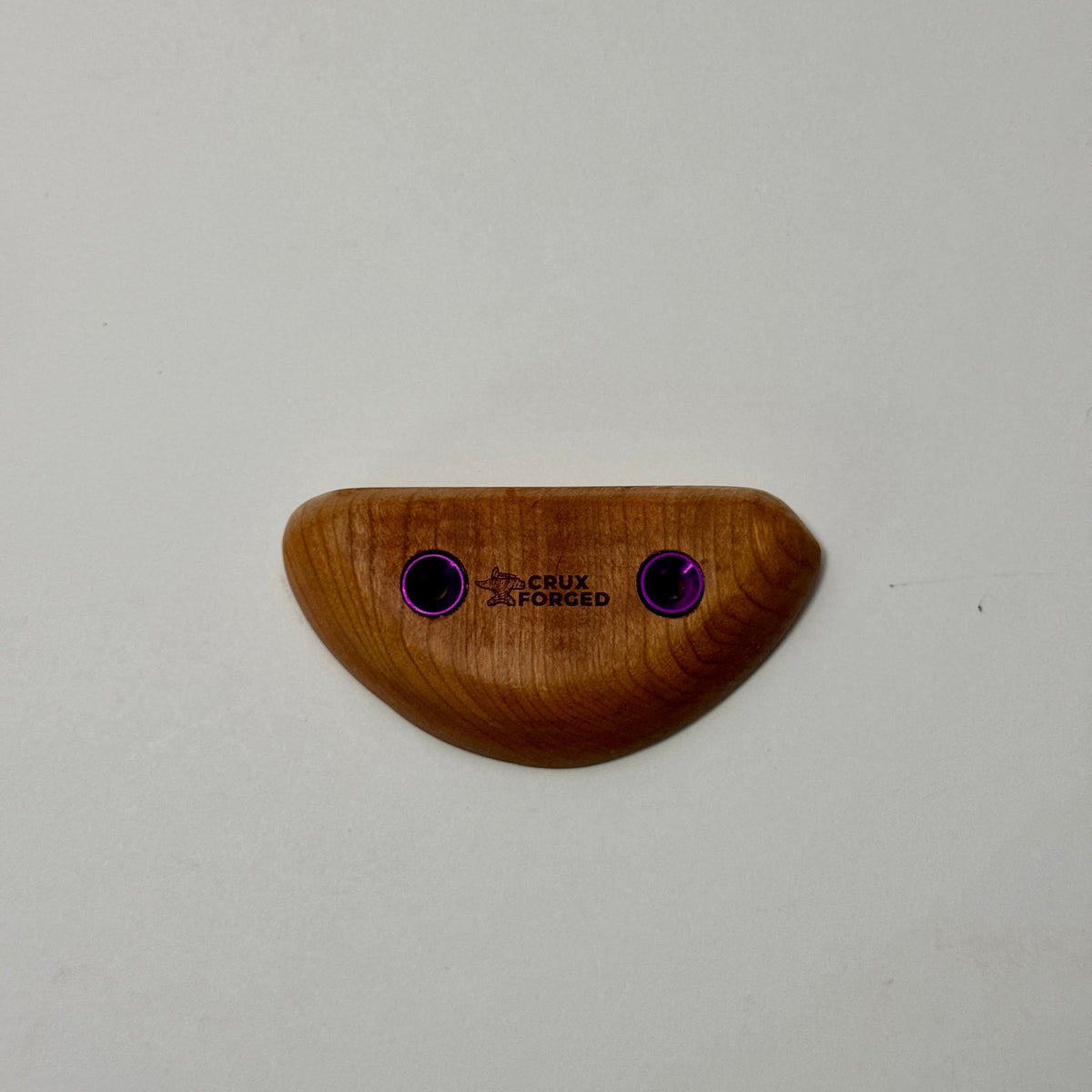 20mm 30° Incut Cherry Half Dome Crimp - Wood Climbing Holds