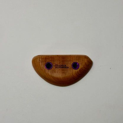 20mm 30° Incut Cherry Half Dome Crimp - Wood Climbing Holds