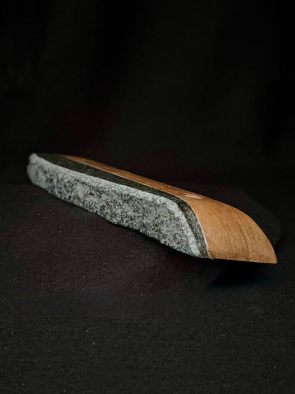 22mm, 0°-10° Incut Crimp Rail - Granite Woodie R013