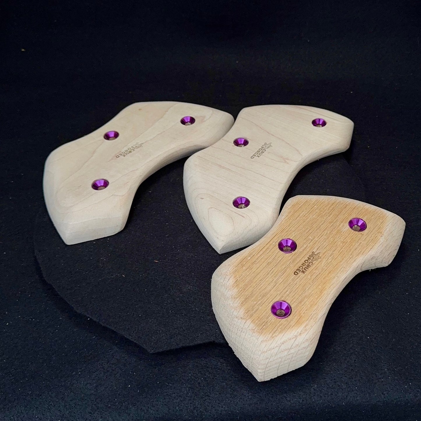 Thick "Wutang" Pinch - Wood Climbing Hold