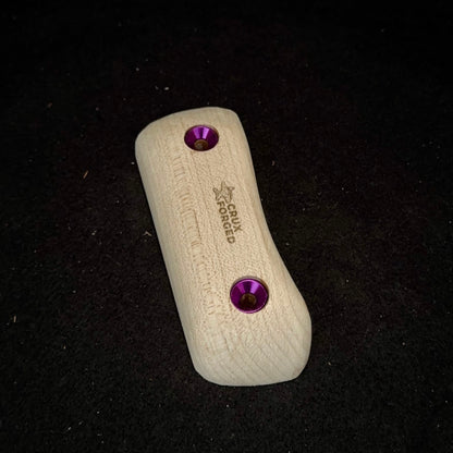 20mm 45° Tiny incut Crimp - Wood Climbing Hold