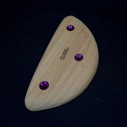 20mm 35° incut Cherry Crimp Rail - Wood Climbing Hold