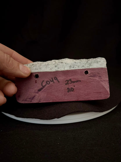 23mm, 20° Incut Crimp - Granite Woodie C049