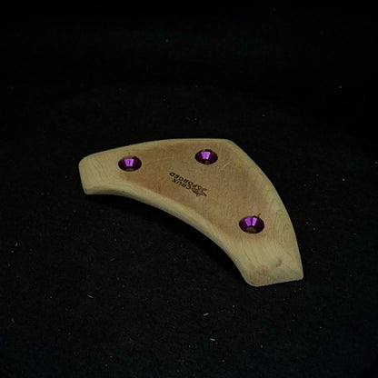 16-18mm Mask Crimp - Wood Climbing Hold