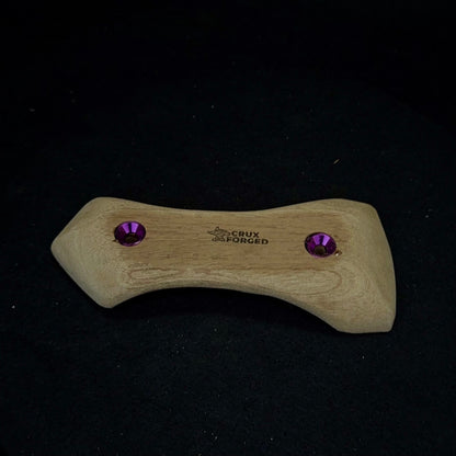 Thin Pointed Pinch - Wood Climbing Hold