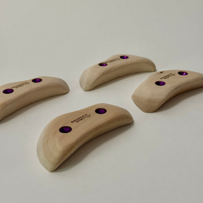 22mm Tomahawk Crimp Sets - Wood Climbing Holds