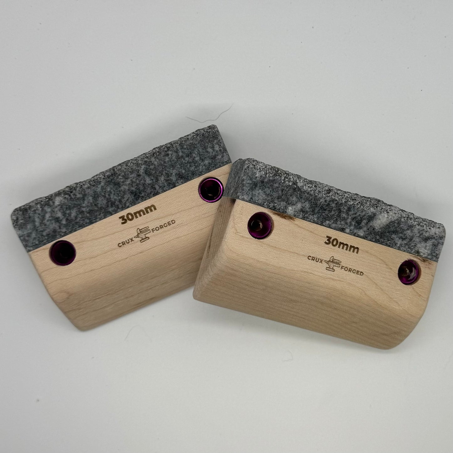 2x 30mm Granite Real Rock Woody Edges