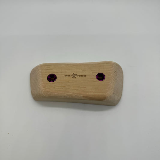 20mm Flat 50mm wide Slightly Tapered pinch - Wood Climbing Hold