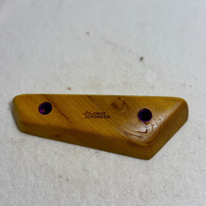 20mm 30° Incut Geometric Osage Orange Crimp Rail - Wood Climbing Hold