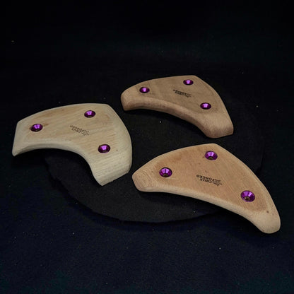 20-22mm Mask Crimp - Wood Climbing Hold