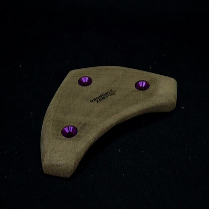 20-22mm Mask Crimp - Wood Climbing Hold