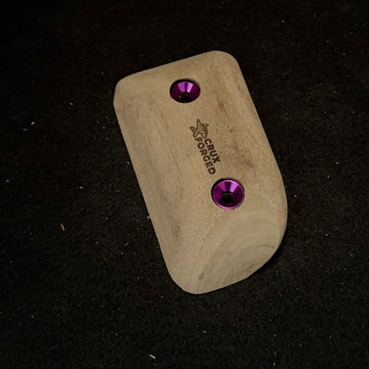 20mm 50° Natural Edge incut Crimp - Wood Climbing Hold