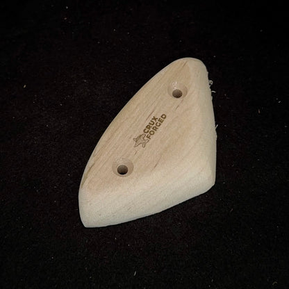 12mm 25° incut Micro Crimp - Wood Climbing Hold