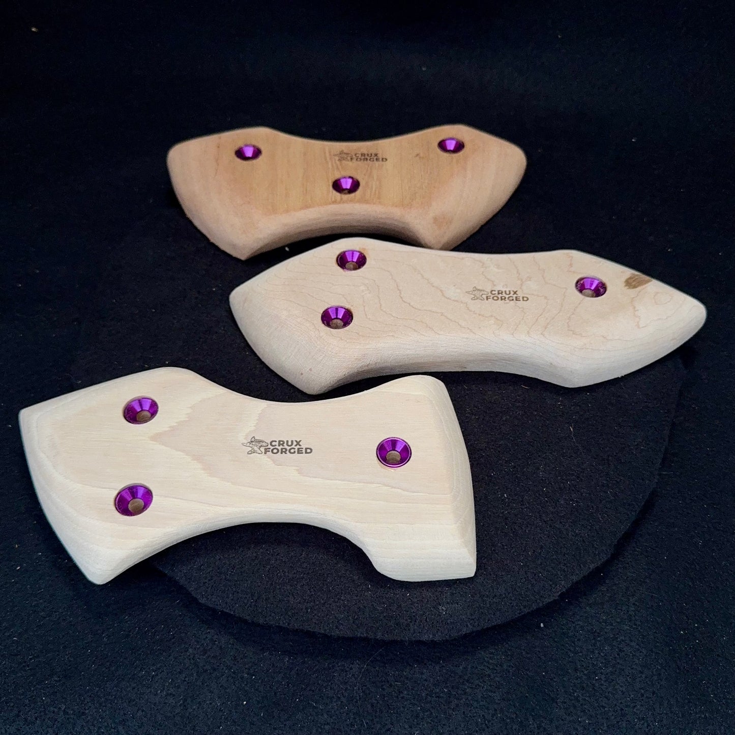 Thin "Wutang" Pinch - Wood Climbing Hold