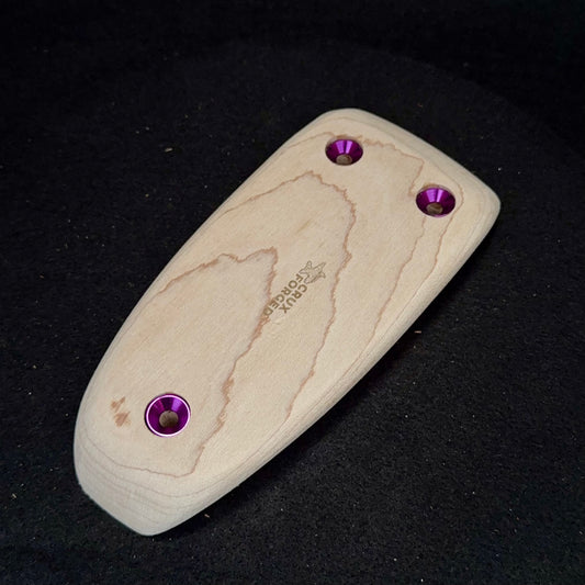 70mm Wide Crimpy Pinch - Wood Climbing Hold