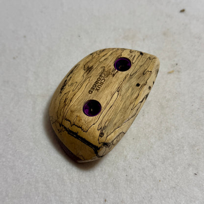 30mm Spalted Tamarind Undercut Crimp - Wood Climbing Hold
