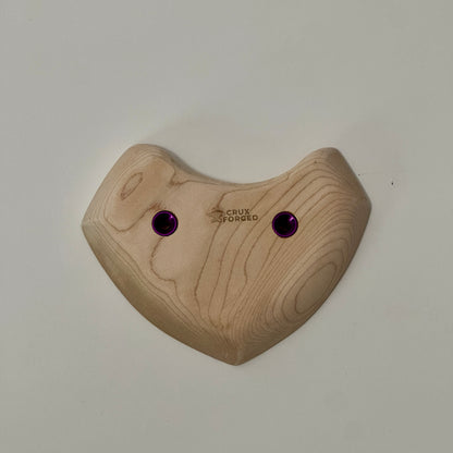21mm 30° Foxy Maple Crimp - Wood Climbing Holds